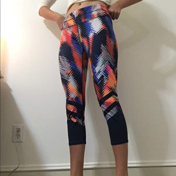 Athleta Pants - ATHLETA COLORFUL LEGGINGS